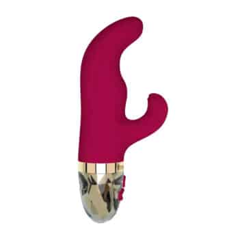 Вибратор-кролик Mystim Hop Hop Bob, бордовый