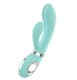 Вибратор-кролик Nomi Tang Wild Rabbit 2 с сенсорным управлением, бирюзовый