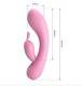 Вибратор с дополнительным стимулятором клитора Pretty Love Hugo, розовый