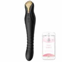 Фрикционный вибратор Zalo King, чёрный