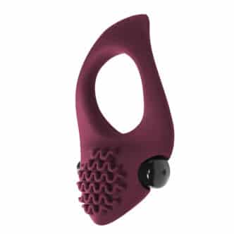 Виброкольцо Lola Games Pure Passion Midnight, бордовое