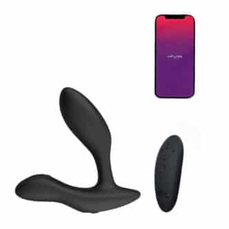 Вибромассажер простаты We-Vibe Vector+ с пультом ДУ, черный