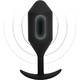 Вибропробка для ношения b-Vibe Vibrating Snug Plug 5, черная