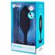 Вибропробка для ношения b-Vibe Vibrating Snug Plug 5, черная