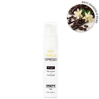 Возбуждающий гель с охлаждающим эффектом Exsens Play Эспрессо и ваниль, 15 мл