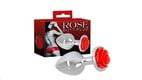 Втулка You2Toys Rose Butt Plug с красной розочкой