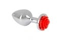 Втулка You2Toys Rose Butt Plug с красной розочкой