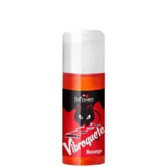 Жидкий вибратор HotFlowers Vibroquete Клубника, 12 мл